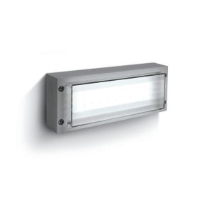Applique extérieure ONE Light - applique extérieure - 22 x 9 x 5 cm - 3W LED inclus - IP54 - gris