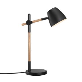 Nordlux Theo - lampe à poser - Ø 12,5 x 42,7 cm - noir