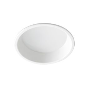Faro Son - spot à encastrer - Ø 220 mm, Ø 205 mm à encastrer - 24W LED inclus - blanc mat - couleur de lumière blanche