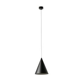 Faro Lina - lampe suspendue - Ø 23,5 x 24,6 cm - 12W LED inclus - noire