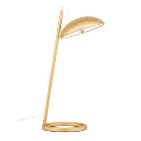 Nova Luce Flute - lampe de table - Ø 20 x 53 x 28 cm - 18W dimmable LED inclus - or sablé