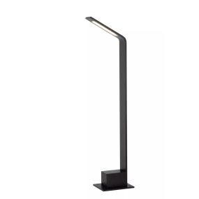 Lucide Lawford - lampe de jardin - 15 x 9,5 x 60 cm - 6W LED inclus - IP54 - noir