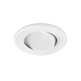 Faro Koi - spot à encastrer - Ø 90 mm, Ø 72 mm à encastrer - 6W LED inclus - blanc mat