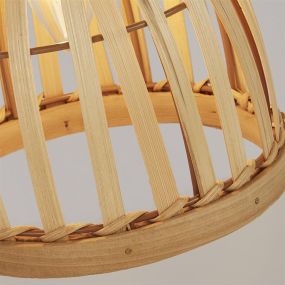 Searchlight Malaga - lampe à poser - 26 x 45 cm - noir et marron mat