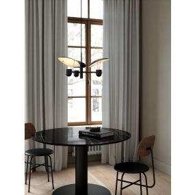 Design For The People Fabiola - lampe suspendue 3L - 71 x 332 cm - noir