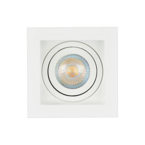 Projectlight Bloq - spot encastrable - 100 x 100 mm, 92 x 92 mm encastrable - blanc