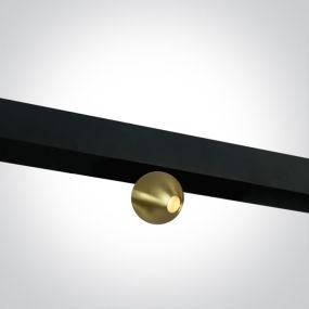 ONE Light système de rail magnétique - Ball Lights - spot sur rail - Ø 5,4 x 8 cm - 7W LED inclus - or