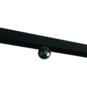 ONE Light système de rail magnétique - Ball Lights - spot sur rail - Ø 5,4 x 8 cm - 7W LED inclus - noir
