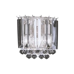 Searchlight Sigma - applique murale - 22 x 23 cm - chrome