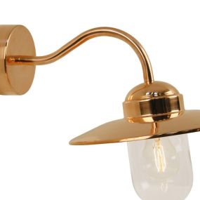 Nordlux Luxembourg - applique d'extérieur - 26 x 27 cm - IP54 - cuivre