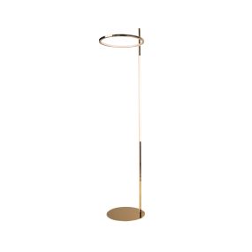 Maxlight Lozanna - lampadaire - 170 cm - 27W LED inclus - or