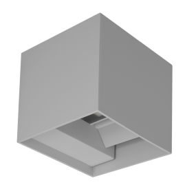 Century Italia Up & Down - applique murale - 10 x 10 x 10 cm - 10W LED inclus - couleur de lumière réglable - IP65 - gris