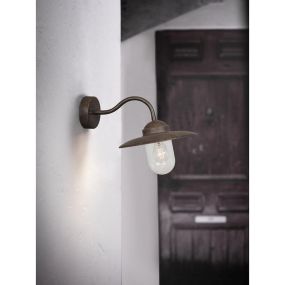 Nordlux Luxembourg - applique d'extérieur - 27,5 x 27 cm - IP54 - rouille