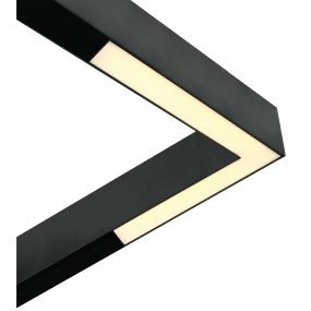 ONE Light système de rail magnétique - Luminaires linéaires - rail lumineux courbe - 33,5 x 3,7 x 4,7 cm - 25W LED inclus - noir