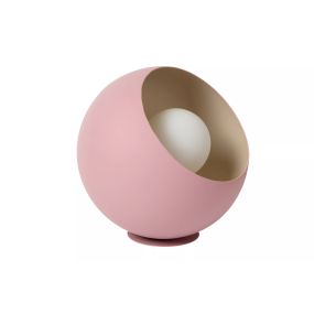 Lucide Doredos - lampe à poser - Ø 20 x 20 cm - rose
