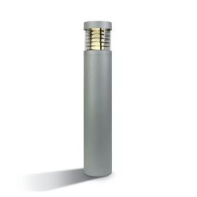 ONE Light LED Bollards Range - lampe de jardin - Ø 12 x 85 cm - 15W LED inclus - IP54 - gris