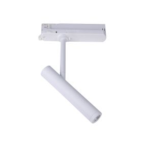 Maxlight Pistol - spot sur rail - système de rail triphasé - 16,8 x 3 x 25 cm - 12W LED inclus - blanc