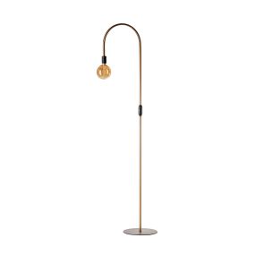 ETH Pike - lampadaire - 180 cm - noir et laiton