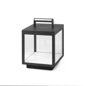 Faro Task - lampes portables - 18 x 18 x 26,8 cm - 5W LED inclus - IP54 - gris foncé