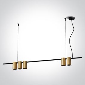 ONE Light Pendants - lampe suspendue - 100 x 150 cm - laiton brossé