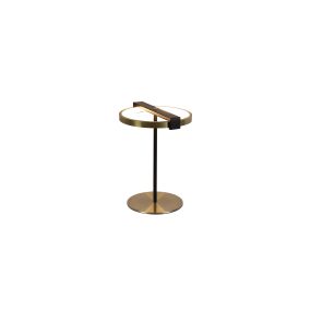 Searchlight Aerial - lampe de table - 28 x 35 cm - 3 niveaux de gradation - 13W LED inclus - noir et or