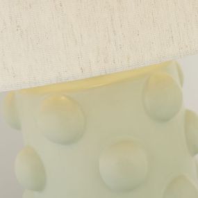 Searchlight Crazy - lampe à poser - Ø 38 x 54 - vert et gris