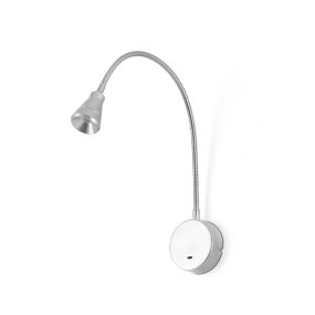Faro Bel - applique murale avec interrupteur - 4 x 50 x 4 cm - 3W LED inclus - chrome poli