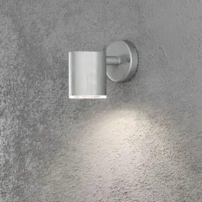 Konstsmide Ull - lampe murale extérieure - 11,5 x 15,5 x 18 cm - LED dimmable de 8W incl. - IP54 - acier galvanisé