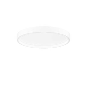 Nova Luce Istos - plafonnier - Ø 50 x 5 cm - 38W dimmable LED inclus - blanc sablé