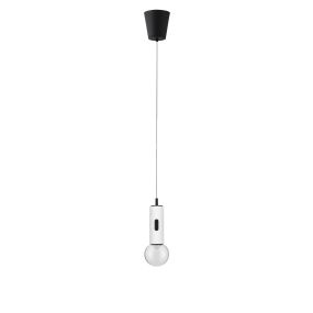 Nova Luce Chronos - lampe suspendue - Ø 13 x 300 cm - 11W dimmable LED inclus - blanc