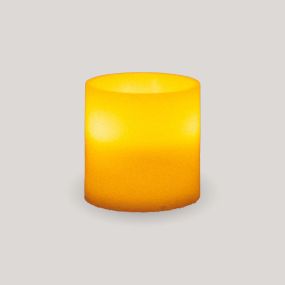 New Garden Dolo 3 mèches - Bougie LED avec télécommande - Ø 15 x 15 cm - IP44 - blanc