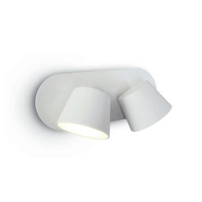 ONE Light Hotel Reading Spots - spot en saillie 2L - 26,5 x 12,5 x 10 cm - 2 x 6W LED inclus - blanc
