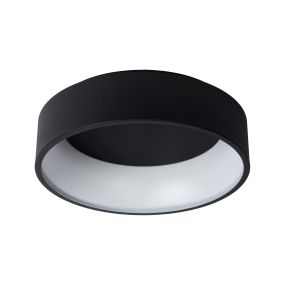 Lucide Talowe - plafonnier - Ø 45 x 13 cm - 30W LED dimmable inclus - noir