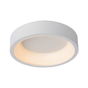Lucide Talowe - plafonnier - Ø 30 x 8 cm - 20W LED dimmable inclus - blanc