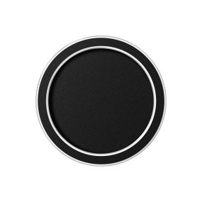 ETH Loïs - plafonniers - Ø 23 x 5 cm - 3 niveaux de gradation - 15W LED inclus - IP44 - noir