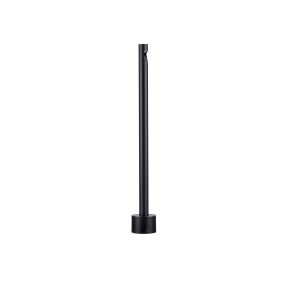 Nova Luce Luxor - lampe de jardin - Ø 8 x 60 cm - 4W LED inclus - IP65 - noir sablé