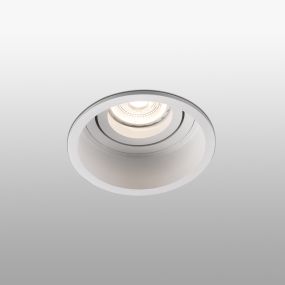 Faro Hyde - spot encastrable - Ø 89 mm, Ø 83 mm encastrable - blanc mat