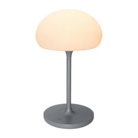 Nordlux Sponge On A Stick - lampe de table d'extérieur à piles - Ø 20 x 35 cm - IP44 - gris