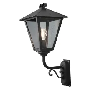 Konstsmide Benu - applique murale d'extérieur - 26 x 32 x 61 cm - IP23 - noir