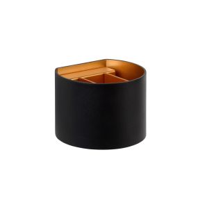 Lucide Xio - applique murale avec 2 faisceaux réglables - 13 x 11 x 9,7 cm - 4W LED inclus - noir
