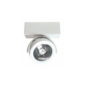 Artdelight Dutchess LED - spot en saillie 1L - 16 x 6 x 19 cm - 13W LED dimmable inclus - blanc
