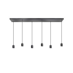 ETH Origin - lampe suspendue sans verre - 130 x 25 x 200 cm - noir