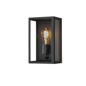 Konstsmide Carpi – applique murale d'extérieur – 18 x 13,5 x 30 cm – IP44 – noir