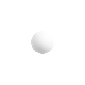 Nova Luce Iona - applique murale - Ø 12,5 x 5 cm - 3W LED inclus - blanc sablé