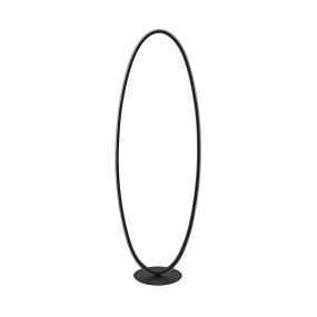 Nova Luce Nager - lampadaire - 125 cm - 35W LED inclus - noir sable