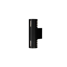 Konstsmide Cuneo - applique murale extérieure - 8 x 12,5 x 25 cm - IP54 - noir