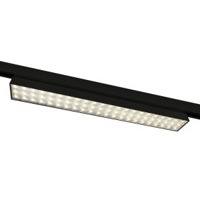 ONE Light High Power Linear - rail lumineux - système de rail triphasé - 58 x 4 x 6,4 cm - 30W LED inclus - noir - couleur de lumière blanc chaud