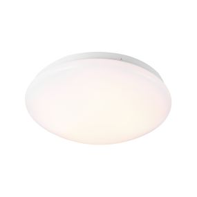 Nordlux Mani - plafonnier - Ø 25,5 x 9,5 cm - 12W LED inclus - blanc