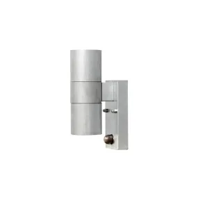 Konstsmide Modena Single - lampe murale extérieure avec capteur - 6,5 x 11 x 20 cm - IP44 - acier galvanisé