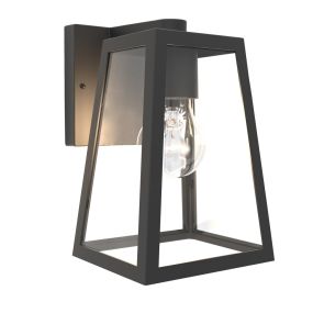 Lutec Fia - applique d'extérieur - 14 x 16,5 x 21,6 cm - IP44 - noir